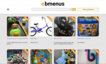 Разработка сайта "Obmenus" с системой парсинга